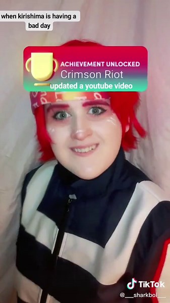 #achievementunlocked #kirishima #kirishimaeijirou #myheroacademia #bnha #foryou #fyp #bokunoheroacademia #mha #kirideku #kirikami #crimsonriot