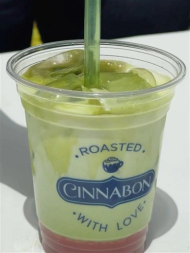Iced Matcha Strawberry Latte recipe – Cinnabon Egypt drink