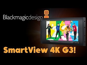 Introducing the Blackmagic Design SmartView 4K G3: Your Ultimate Video Monitoring Solution!