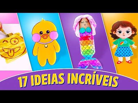 17 IDEIAS DIVERTIDAS PARA AS FÉRIAS ✂️ Squishy, Pinturas, Garras, Brincadeiras, Curiosidades e MAIS