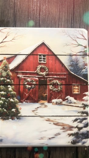 I love making these DIY Christmas signs! You can use a piece of scrap wood or buy a blank sign, print your favorite design and decoupage it on the wood. Follow for more! 😊. #diycrafts #diychristmascrafts #diychristmasdecor #christmasdiydecor #easycrafts #decoupageideas #tissuepapercrafts | Rusty Roost Designs