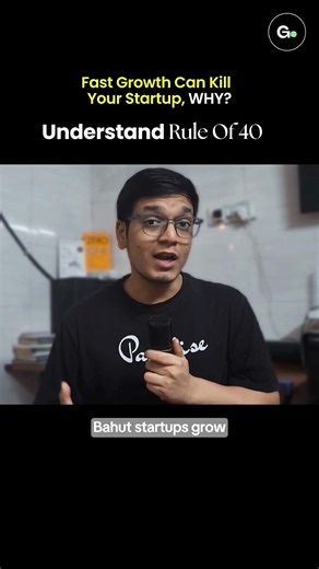 Why Fast Growth Can Kill Startups | Rule of 40 Explained. #startups #shortvideos