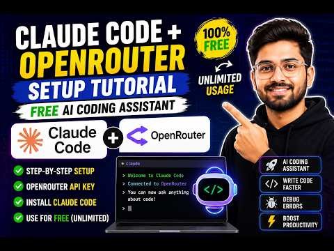 Claude Code + OpenRouter Setup Tutorial | FREE AI Coding Assistant