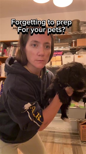 Don’t forget to prep for your pets! #prepper #prepping #doomsdaypreppers #emergencypreparedness #shtf