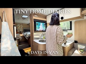 6 days living in a van | vanlife | cozy aesthetic vlog