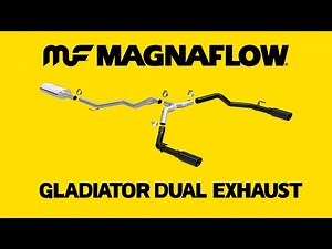 Magnaflow Dual Exhaust Jeep Gladiator SOUND TEST + INSTALL
