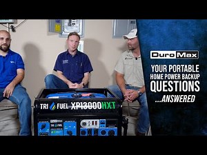 DuroMax Portable Home Power Backup Generator Questions Answered Pt. 1