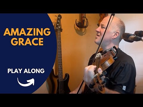 Gospel Violin Play Along | You Play "Amazing Grace" | EASY Tutorial
