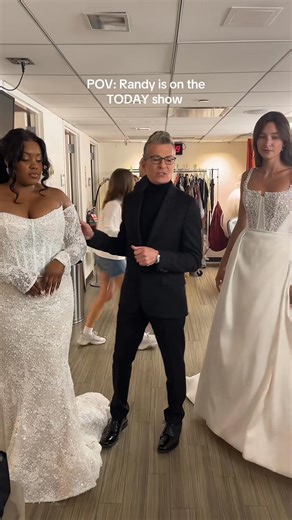 Backstage moments at the TODAY Show with Randy Fenoli and the Kleinfeld models and yes, there was just the right amount of Miranda Priestly energy. Why is no one ready | Jenna Bernhardt