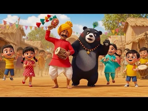 Kalu Madari Aaya | कालू मदारी आया | Nursery Rhyme | poem for kids | Hindi Rhyme | Poem