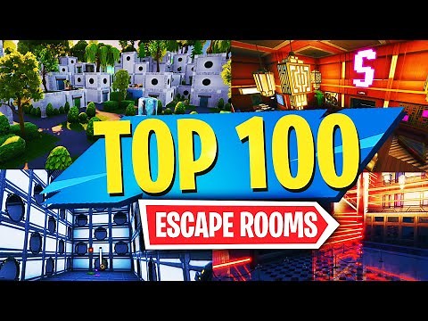 TOP 100 Best ESCAPE ROOMS Creative Maps In Fortnite | Fortnite Escape Room Map CODES