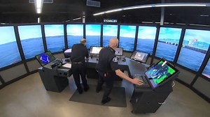 An emergency on the open water provides a unique set of challenges for first responders. But the Seattle Maritime Academy's vessel bridge simulator gives Seattle Fire Department personnel and boat pilots an opportunity to practice navigation and communication skills using emergency scenarios on local bodies of water. | Seattle Channel