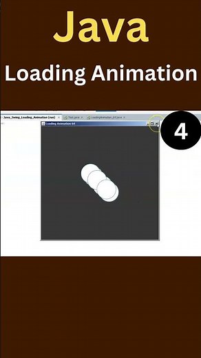 Java Swing Tutorial: Rotating Circles Animation