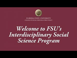 COSSPP Interdisciplinary Social Science Program – Full