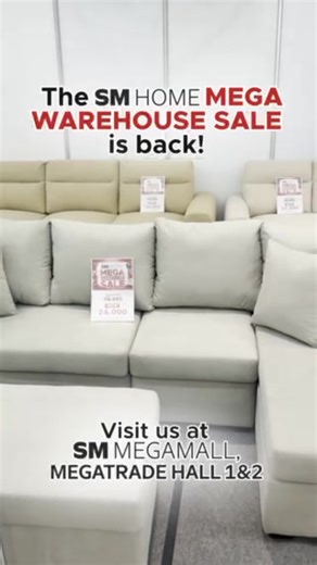 ‼️The SM Home Mega Warehouse Sale is FINALLY HERE‼️ Enjoy MEGA discounts, unbeatable deals, and exclusive offers to get your home holiday-ready🏡🎄 Admission is FREE! Visit us today at SM Megamall, Megatrade Halls 1 & 2, 5F, from November 13 to 16. For everything home, shop SM Home anytime, anywhere! 🛒 In-Store 💻 www.smhome.ph 📱 SMAC & Shop App 🛍️ Personal Shopper #MegaShoppingEra #EverythingsHereAtSM | SM MEGAMALL