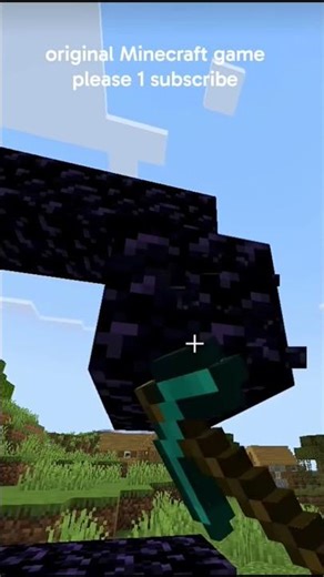 Minecraft Nether portal momentt!! #shorts original Minecraft game 🎮 #herobrine