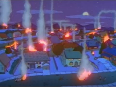 Compilation explosions and fires in The Simpsons 2