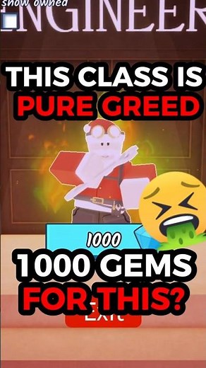 Engineer Class is a 1000 Gem SCAM? DO NOT BUY (99 Nights)