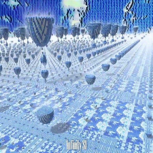 Remember when computers used to feel magical and infinite ☁️😪 #infinite #fractals