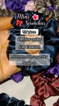DM for order #trending #scrunchies #wholesale #retail #youtubeshorts #shorts #viral #newtrend