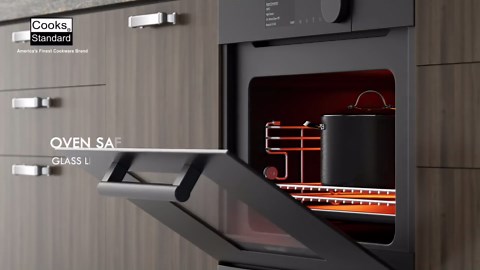 Cooks Standard Nonstick Frying Pan, 10.5-inch Non Stick Pan, Classic Hard Anodized Nonstick Skillet Omelette Egg Saute Pan, Black