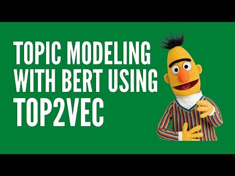 Topic Modeling with BERT using Top2Vec