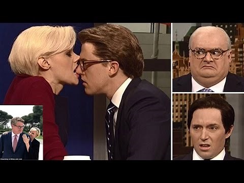 SNL Saturday Night Live spoofs Joe Scarborough and Mika Brzezinski 's engagement with Morning Joe