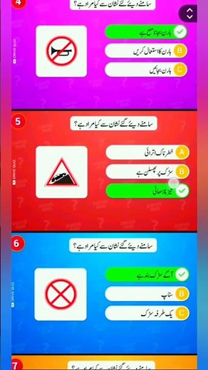 Driving License Signs Complete List and Meaning | Fast Track
