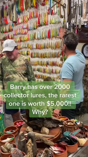 Rare Fishing Lures Collection - A Showcase of Valuable Tackle