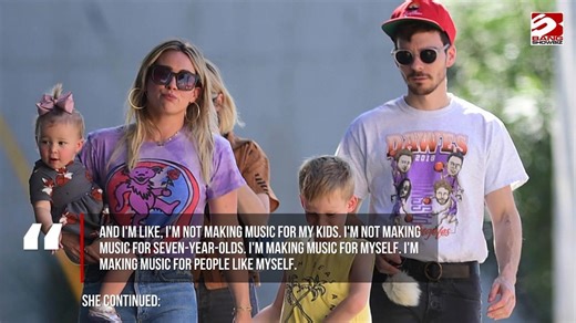 Hilary Duff has addressed the backlash over the headline-grabbing lyrics in her new single Roommates