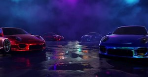 Luxury Cars Parking Lot