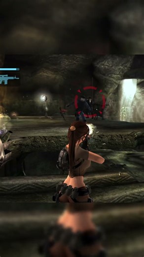using the machine gun [tomb raider legend]