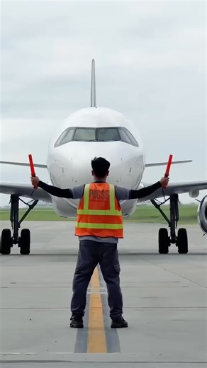 What Do These Airport Hand Signals Mean ✈️#aviation #airplane #pilotlife #Knowledge #facts | Right Now Watch