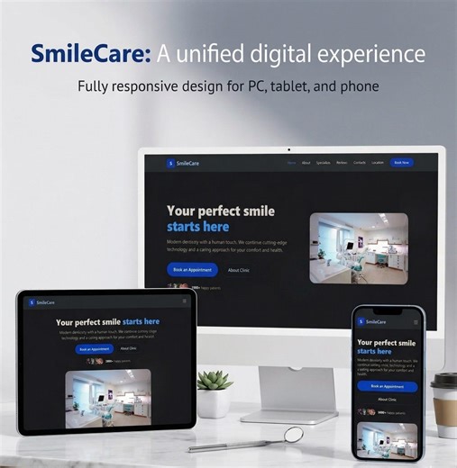 Modern Dental Clinic Website Template | React/node.js Frontend | Medical Business UI Theme - Etsy