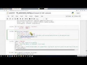Python for Finance 67. Automated Trading-5: 自動化交易之展示 (recorded on 20190823)