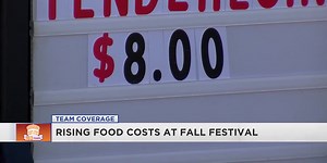 How many are handling rising food costs at the Fall Festival