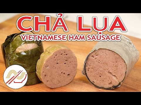 🍖Grandma's Famous CHẢ LỤA RECIPE for Over 50 Years! Vietnamese GIÒ LỤA Ham Sausage Pork Roll Banh Mi