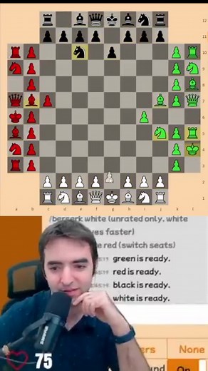 4 Player Chess with No Turns: Fast-Paced Strategy Game