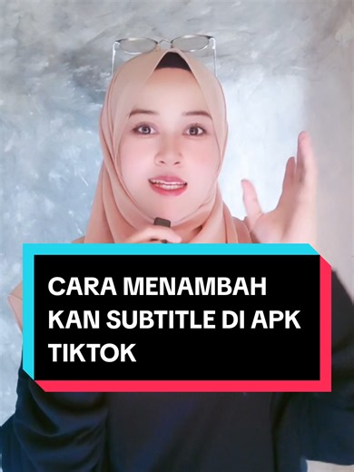#pemula #tips #tutorial #fypp #ige CARA MENAMBAHKAN SUBTITLE DI TIKTOK