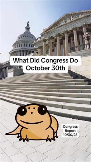 7K views · 43 reactions |  Congress Activity Report | October 30th The House didn’t meet, but the Senate passed four measures, including two joint resolutions on global tariffs and a BLM rule on the National Petroleum Reserve. Eighteen new bills were also reported to the Senate chamber, covering national security, China, Taiwan, and Russia. | Neut | Facebook