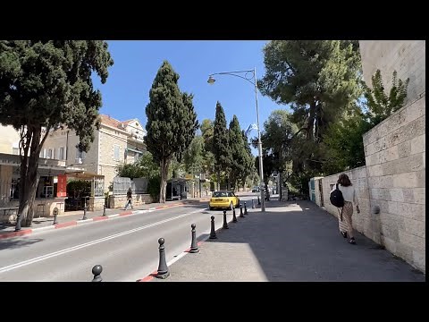 Jerusalem. Emek Refaim St. German colony.