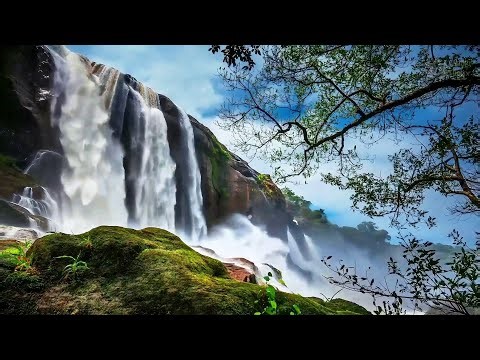 • Massive Waterfall Roaring • 10 Hours • Dark Screen • Sleep Instantly