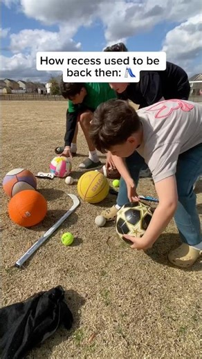 Athletes at recess back then vs now…🏀