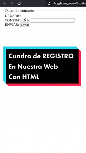Tutorial: Cómo Crear una Ventana de Registro en HTML