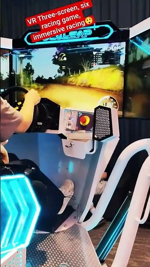 This VR Racing Is TOO REAL😲😱😎#gaming #vrgame #virtualreality##vr #tech shorts