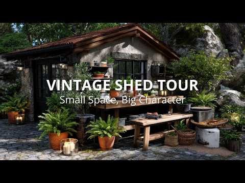 Create Your Dream Outdoor Workspace: Rustic Potting Shed Design Ideas