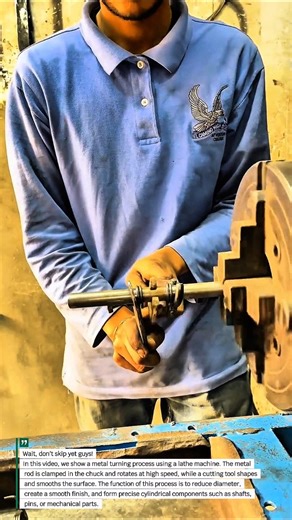 Metal Turning Process on Lathe Machine | Precision Shaft Machining.