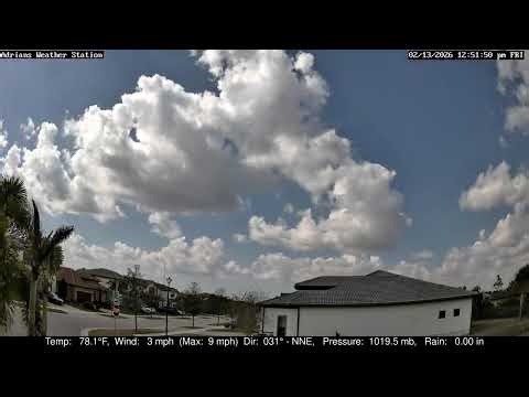 Adrians Weather 4k Timelapse Video 2/13/2026