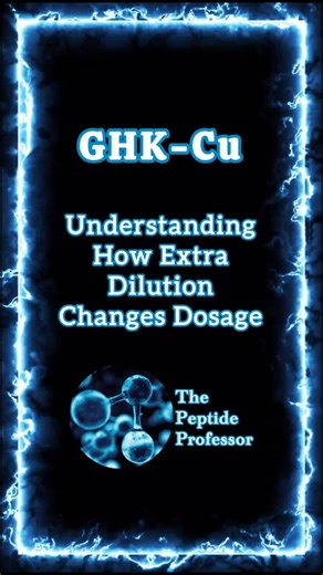 ▶️ If you’re using GHK-Cu Peptide and have already done the reconstitution & dilution to reduce site reactions, it’s important to understand how this affects dosage. 🤔 Are you confused about calculating dosage of GHK-Cu Peptide after following the extra dilution protocol? 🙋🏼‍♀️ You’re not alone—this is a very common problem. But don’t worry, we have an easy explanation! ☑️ For the full length video, please go to our YouTube channel…🔗 Link in bio. | Peptides | GHK-Cu | Peptide | Anti-Aging | 