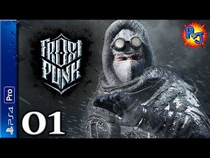 Let's Play Frostpunk PS4 Pro | Console Survival Gameplay | Episode 1 Getting Our City Started (P+J)